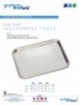 Product Sheet - Flat Type Instrument Trays